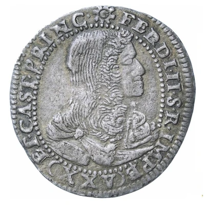 25 Soldi - Ferdinando II Arms front