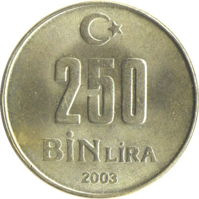 250 000 Lira back