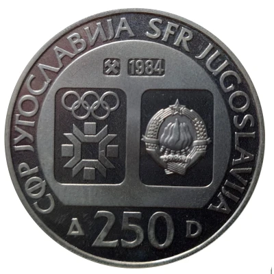 250 Dinara Winter Olympics 1984 - Head of Tito front