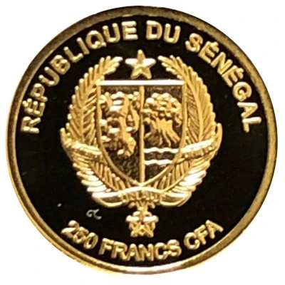 250 Francs CFA Diamond front