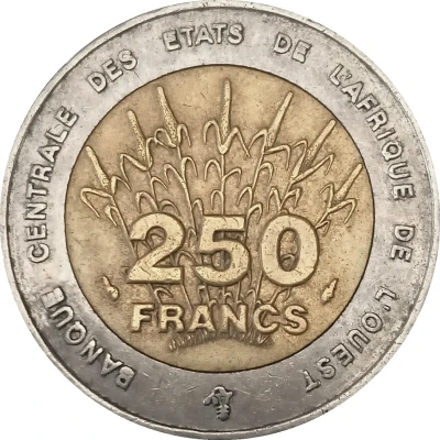 250 Francs CFA front