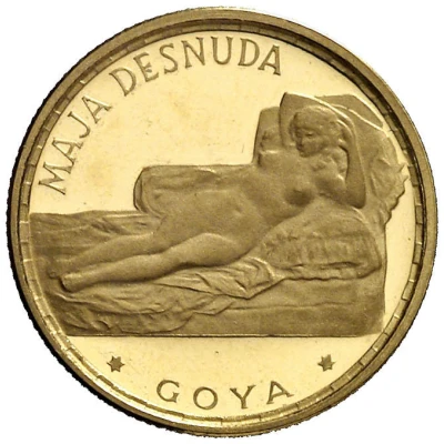 250 Pesetas Guineanas Maja Desnuda back