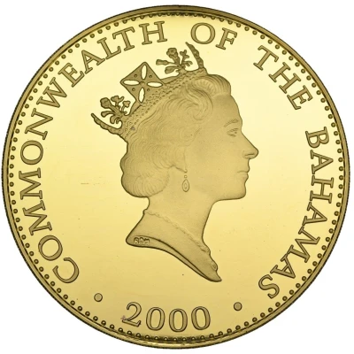 2500 Dollars - Elizabeth II Millennium front