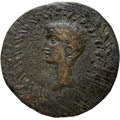 Æ25–26 - Augustus Cithara 8 BC - 5 BC front