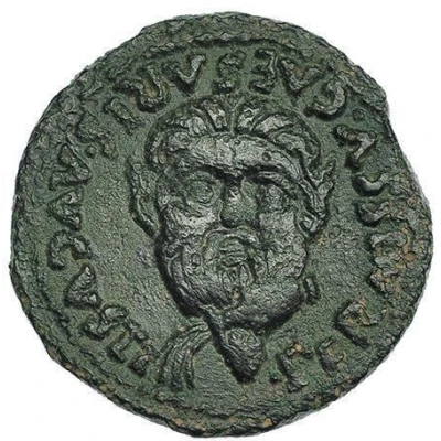 Æ26 - Augustus Silenus; priest ploughing 27 BC - 14 AD front