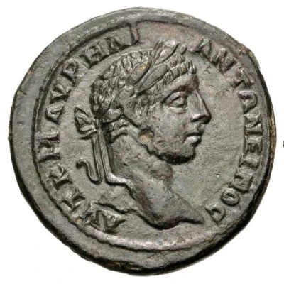 Æ26 - Elagabalus OΔHCCEITΩN front