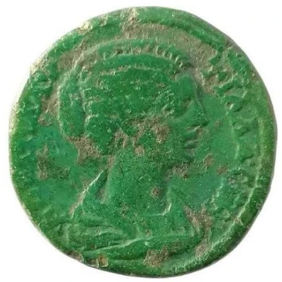 Æ26 - Plautilla YΠ AYP ΓAΛΛOY NIKOΠO ΠPOC I; Consular Legate Aurelius Gallus; Nicopolis front