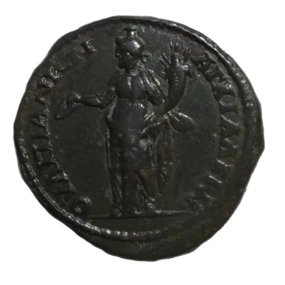 Æ27 - Gordian III and Tranquillina Anchialus back