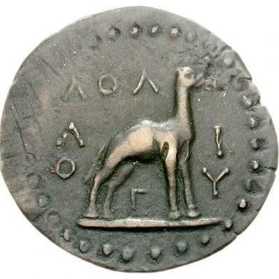 Æ28 ΛΟΛ/Λ-Ι/Ο-Υ, Γ 37 BC - 34 BC back