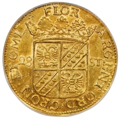 28 Stuivers / Florin gold front