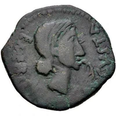 Æ29 - Augustus PERM CAESA AVG; Emerita 27 BC - 14 AD front