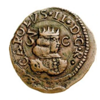 3 Cagliarese - Carlo II front