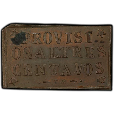 3 Centavos Provisional Government back