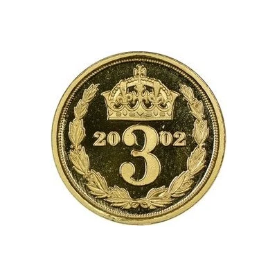 3 Cents - Elizabeth II Maundy Money back