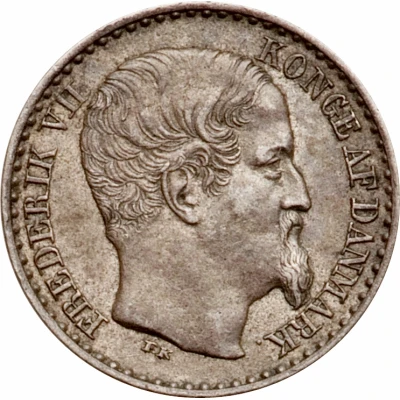 3 Cents - Frederik VII front