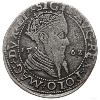 3 Groats - Sigismund II Augustus Late bust front