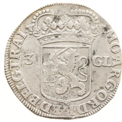 3 Gulden Early type front