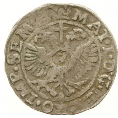 3 Kreuzer / Stiver - In name of Matthias 1 shield ND back