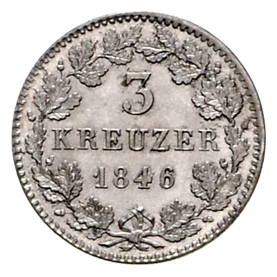 3 Kreuzers - Frederick Günther back