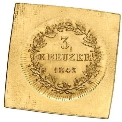 3 Kreuzers Gold pattern strike back