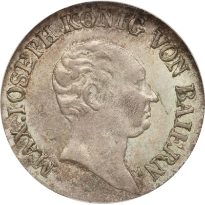 3 Kreuzers - Maximilian I Joseph front