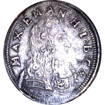 3 Kreuzers - Maximilian II Emanuel front