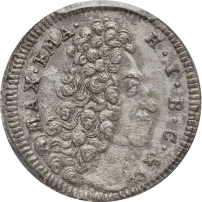 3 Kreuzers - Maximilian II Emanuel front