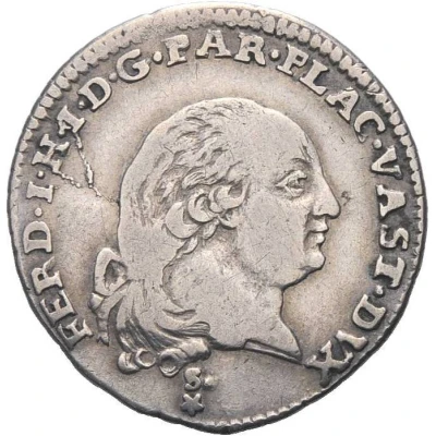 3 Lire - Ferdinand I front