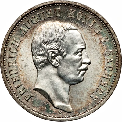 3 Mark - Frederick August III front