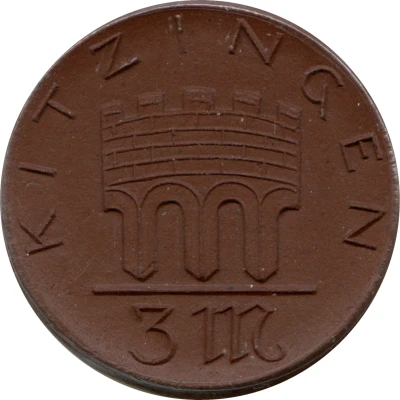 3 Mark - Kitzingen front