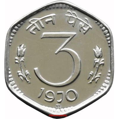 3 Paise back