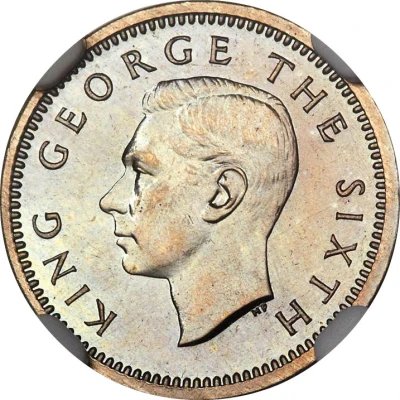 3 Pence - George VI 3rd type front