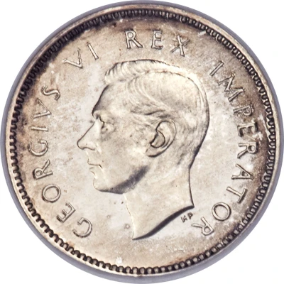 3 Pence - George VI Rex Imperator front