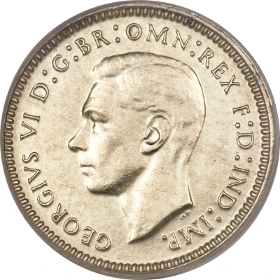 3 Pence - George VI front