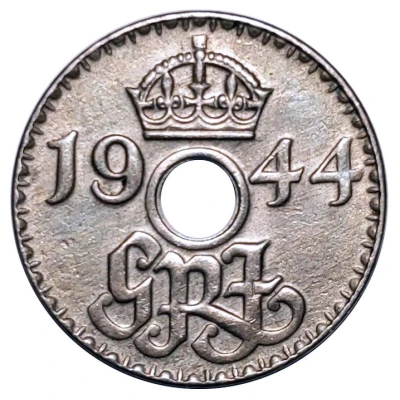 3 Pence - George VI front