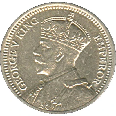 3 Pence - George V front