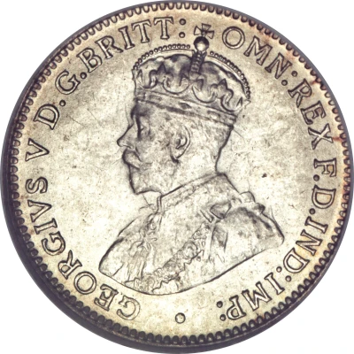 3 Pence - George V front