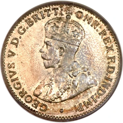 3 Pence - George V front