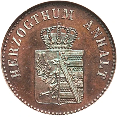 3 Pfennige - Alexander Charles and Leopold Frederick Joint Coinage front