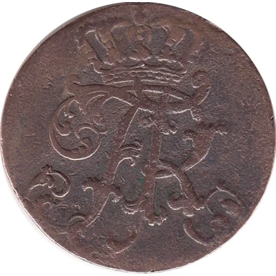 3 Pfennigs - Frederick II front