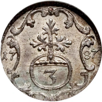 3 Pfennigs - Henry XI back