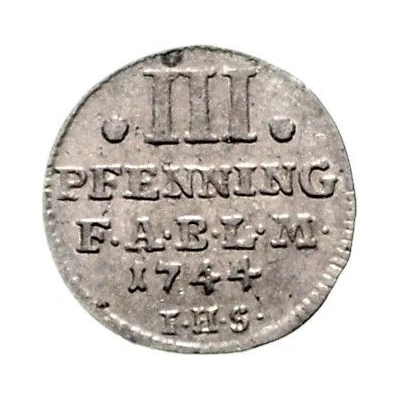 3 Pfenning - Victor II Frederick back