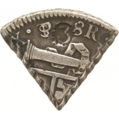 3 Reaal / 18 Stuiver Countermark C7§ ND front