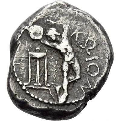 3 Sigloi 480 BC - 475 BC front