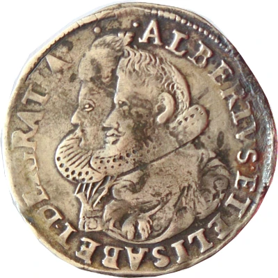 3 Silver Reals - Albert and Isabella front