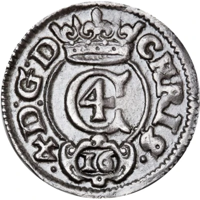 3 Skilling Lybsk - Christian IV front