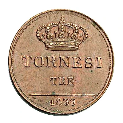 3 Tornesi - Ferdinando II back