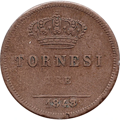 3 Tornesi - Ferdinando II back