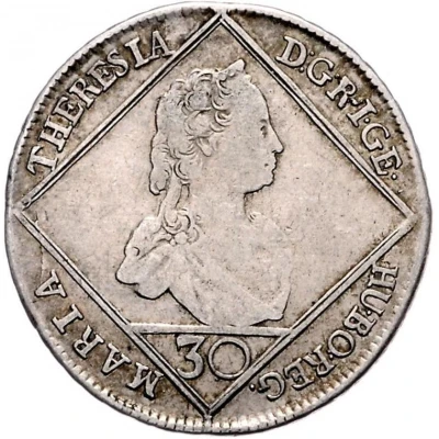 30 Kreuzers - Maria Theresia Vienna front