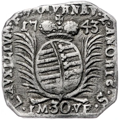 30 Kreuzers Siege coinage front